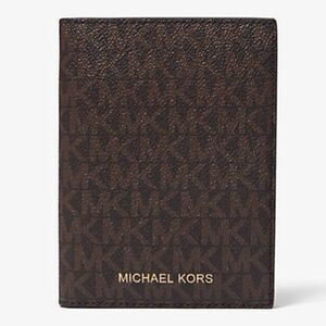 MICHAEL Michael Kors Logo Passport Wallet